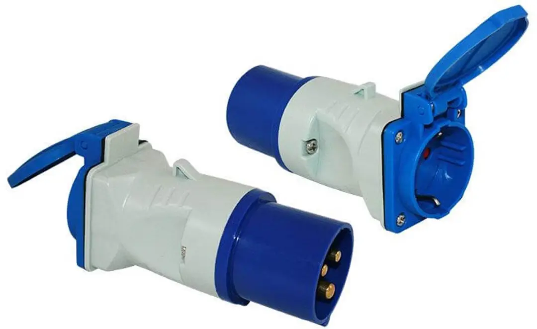 Haba Camping Stroom Naar Tent CEE Schuko Adapter