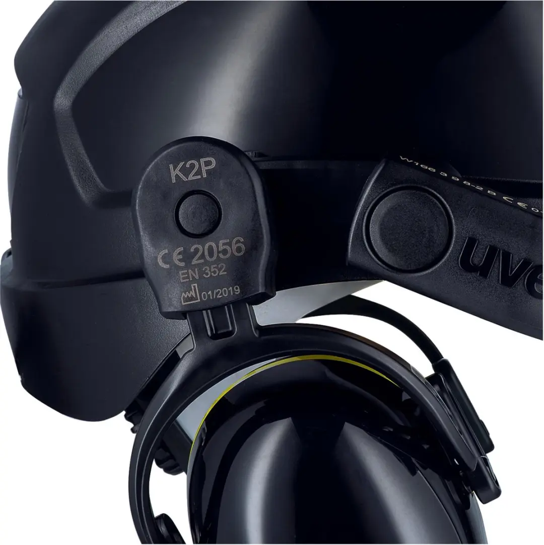 Uvex 2502 Oorkap 35dB - EN 352-1:2002 - Zwart/Geel