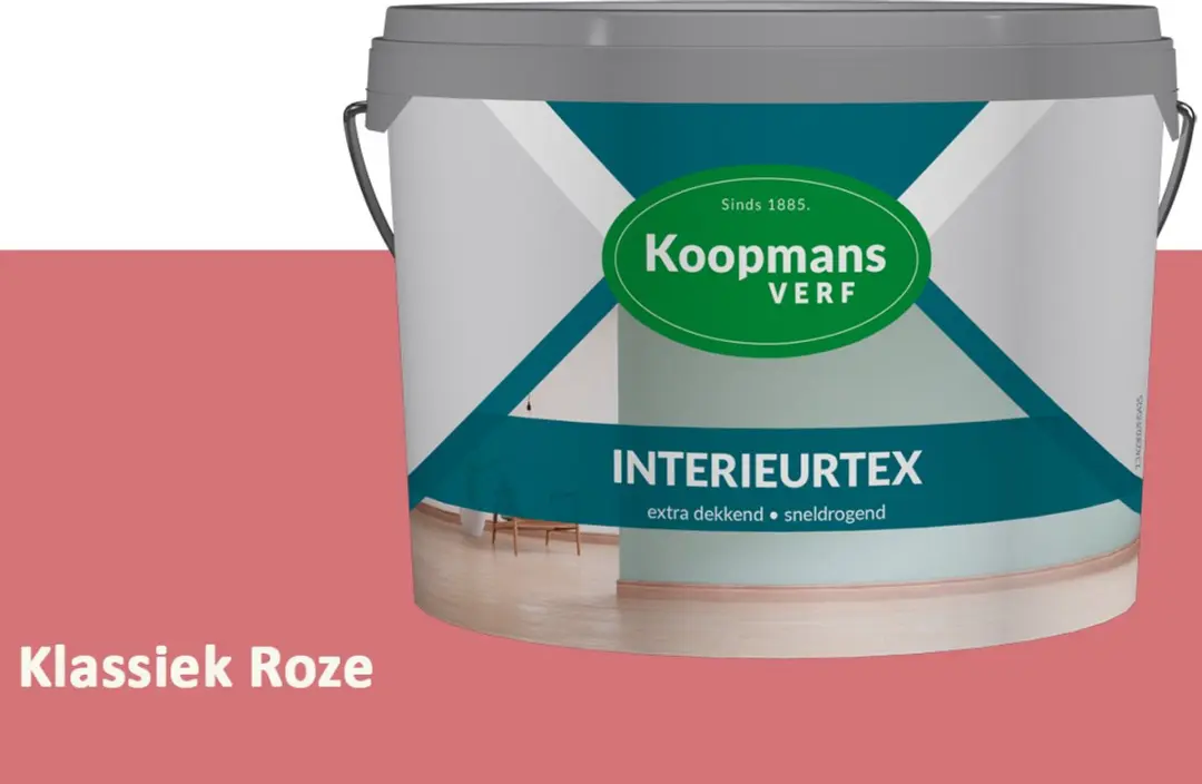 Koopmans Interieurtex Matte Muurverf Klassiek Roze 7,5L