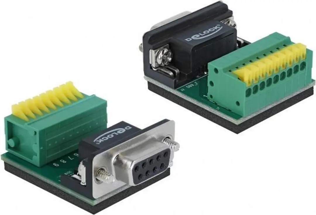Delock Seriële RS232 9-pins SUB-D Connector