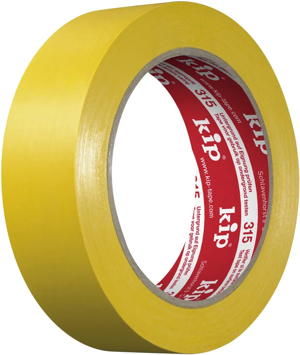 Kip 315 PVC Masking Tape Geel 30mm