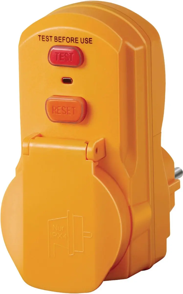 Brennenstuhl Veiligheidsadapter BN-1290660 - Geel