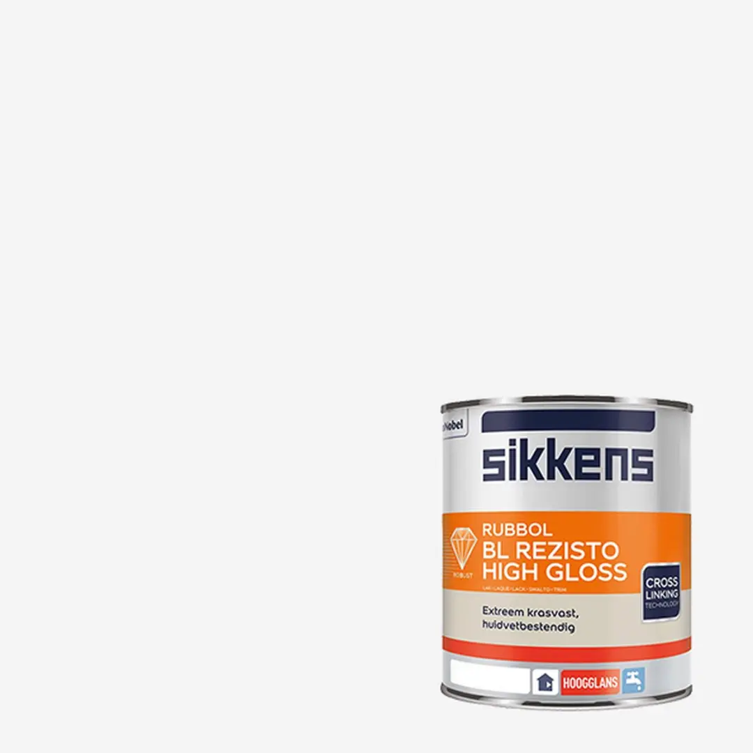 Sikkens Rubbol Bl Rezisto High Gloss Ral 9003 Signaalwit - 1L
