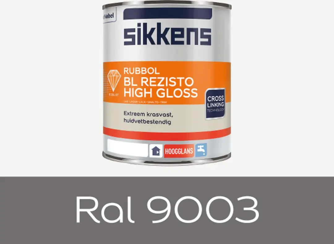 Sikkens Rubbol Bl Rezisto High Gloss Ral 9003 Signaalwit - 1L