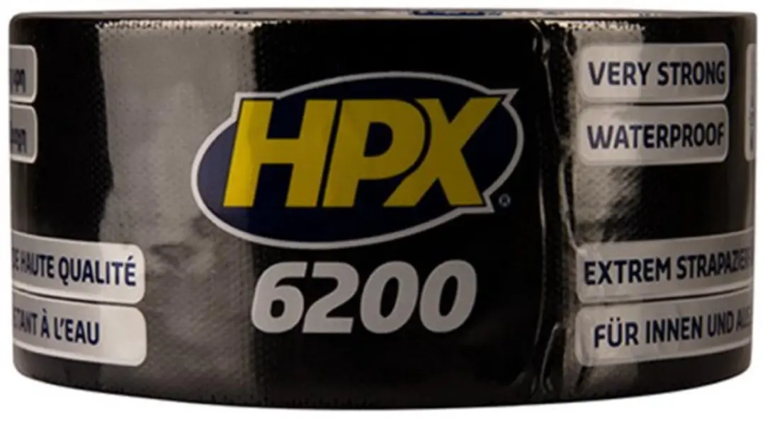 HPX Pantsertape 48mm x 10m - Zwart