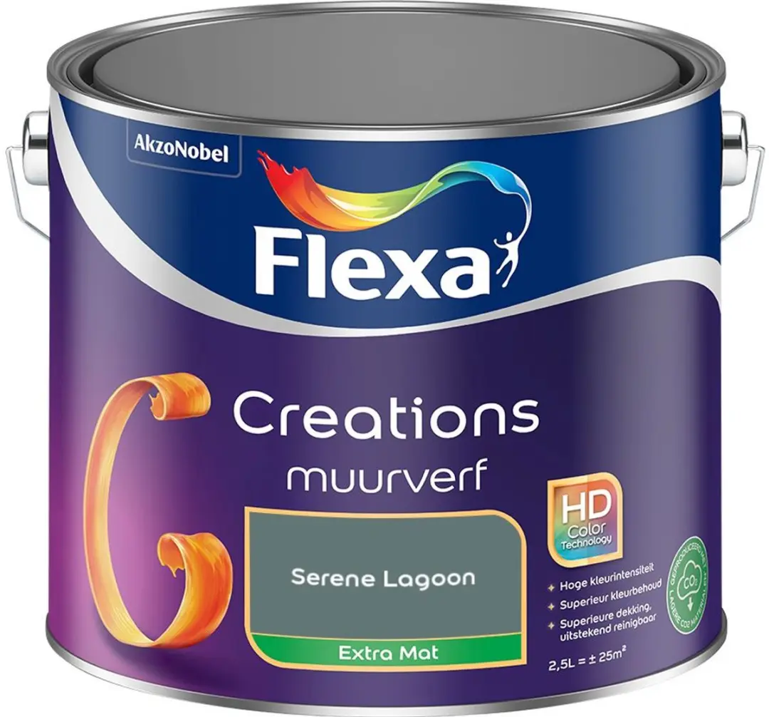 Flexa Creations Muurverf Extra Mat Serene Lagoon 2,5L