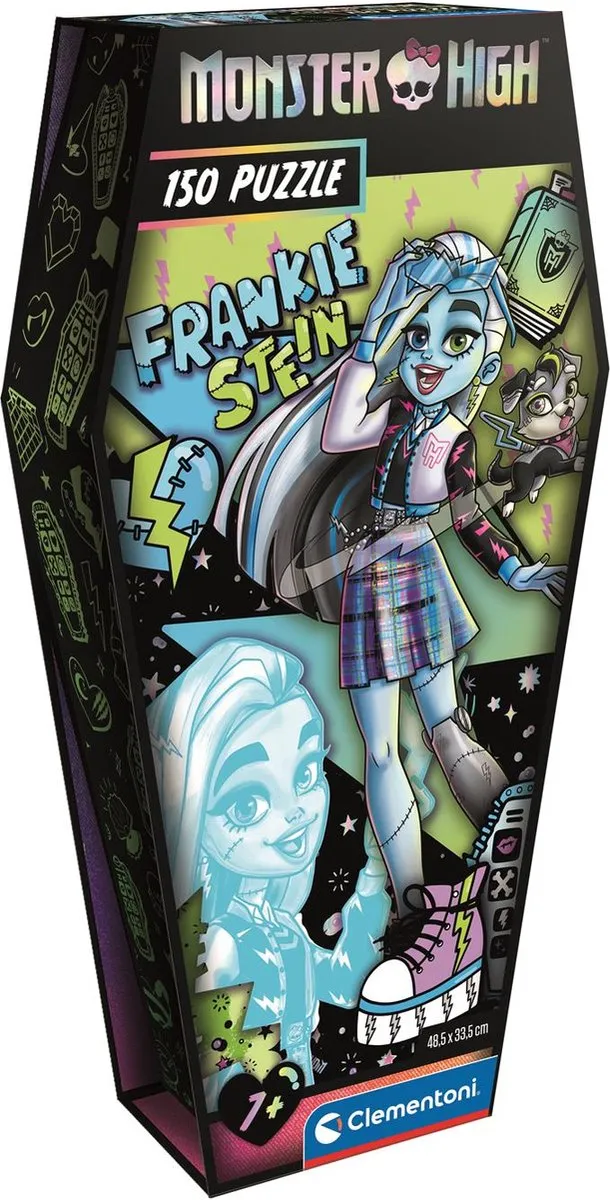 Clementoni Monster High Coffin Pack Frankie Stein Puzzel 150 Stukjes