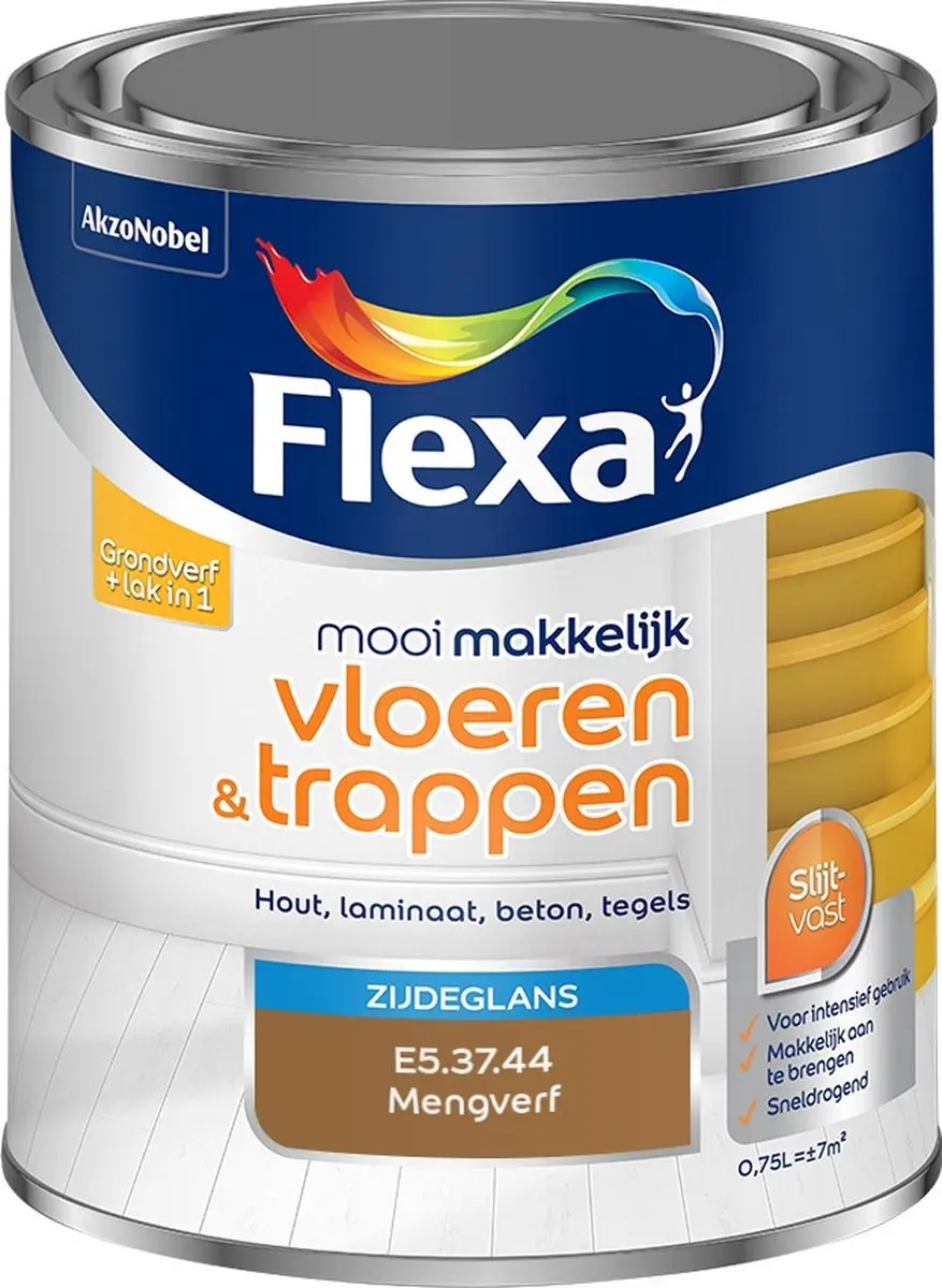 Flexa Mengverf E5.37.44 Zijdeglans 750ml - o.a. Hout/Steen