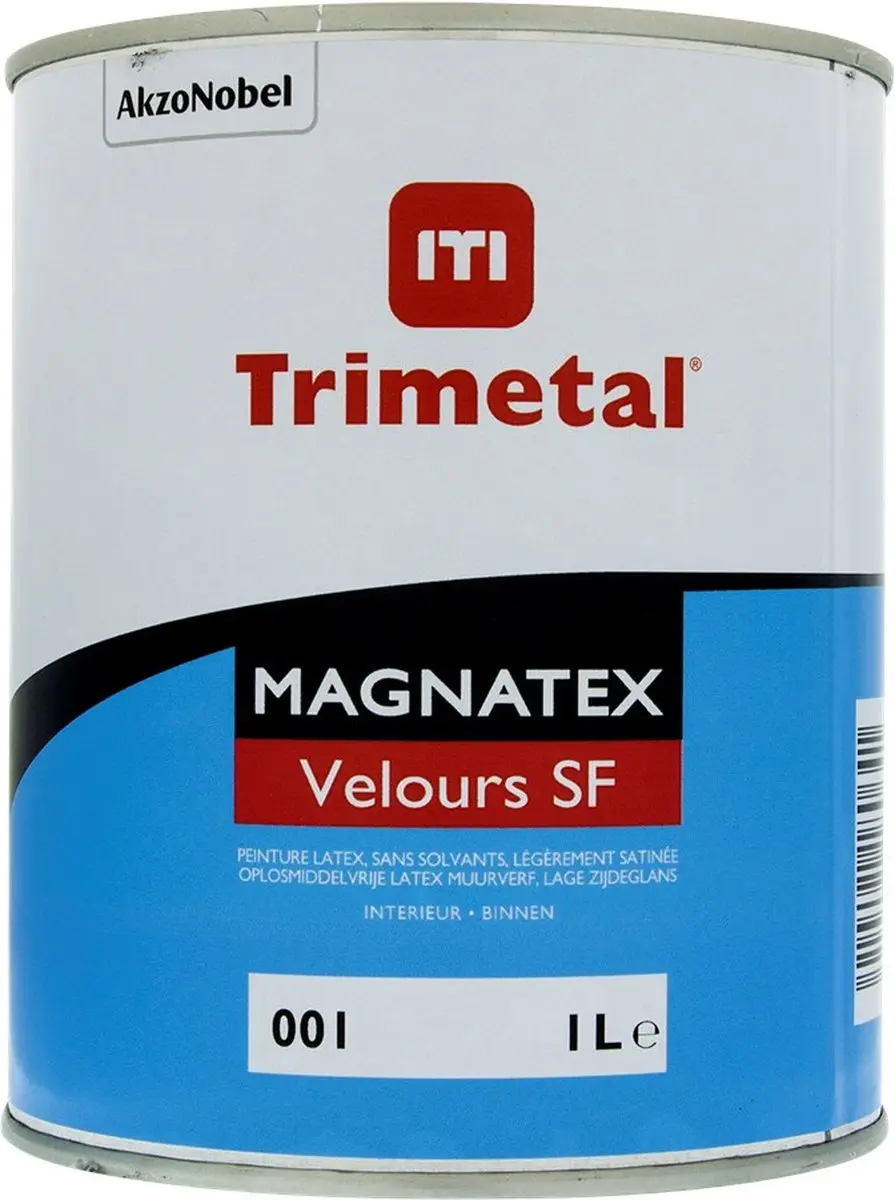Trimetal Magnatex Velours Sf Verf - 1L - Wit