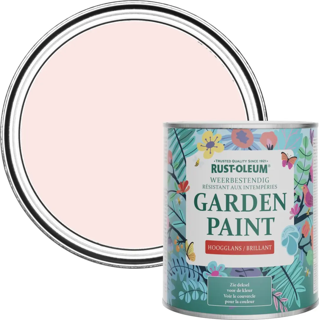 Rust-Oleum Roze Tuinverf Hoogglans Aardbei Vanille 750ml