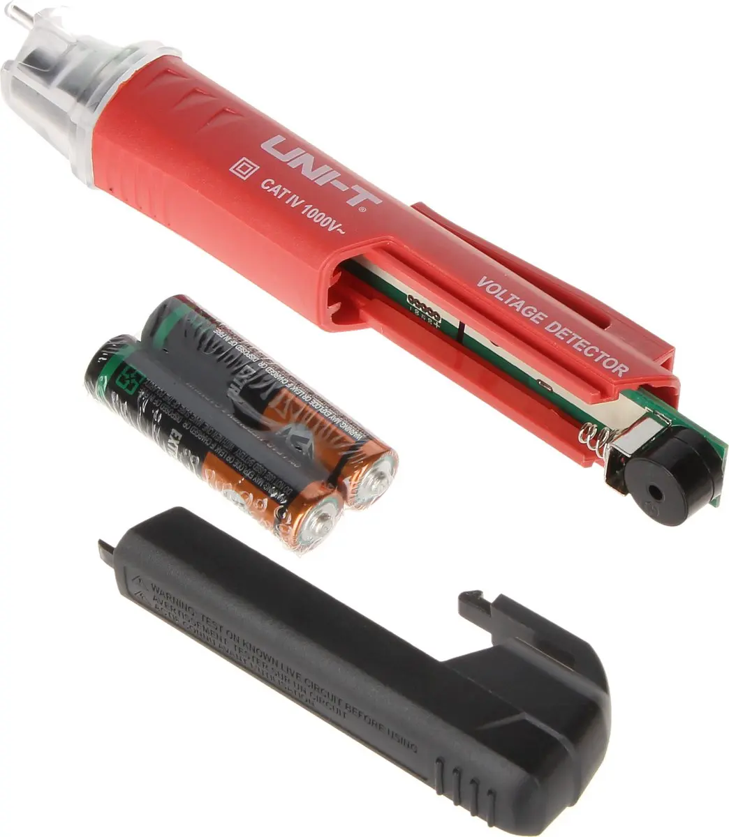 UNI-T UT12S-EU Spanningszoeker AC - Contactloos - Zwart/Rood