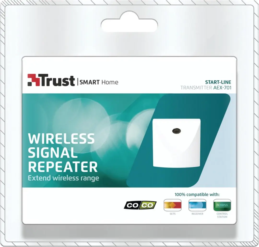 KlikAanKlikUit AEX-701 Draadloze Signaalversterker - Wit