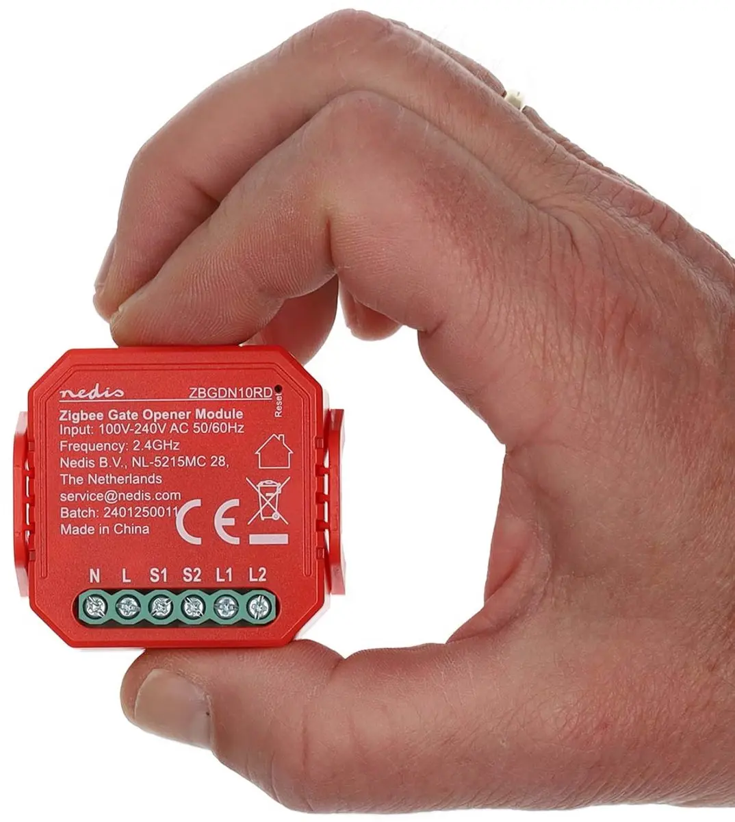 Nedis SmartLife ZBGDN10RD Garagedeur Opener - 2.5W - Rood