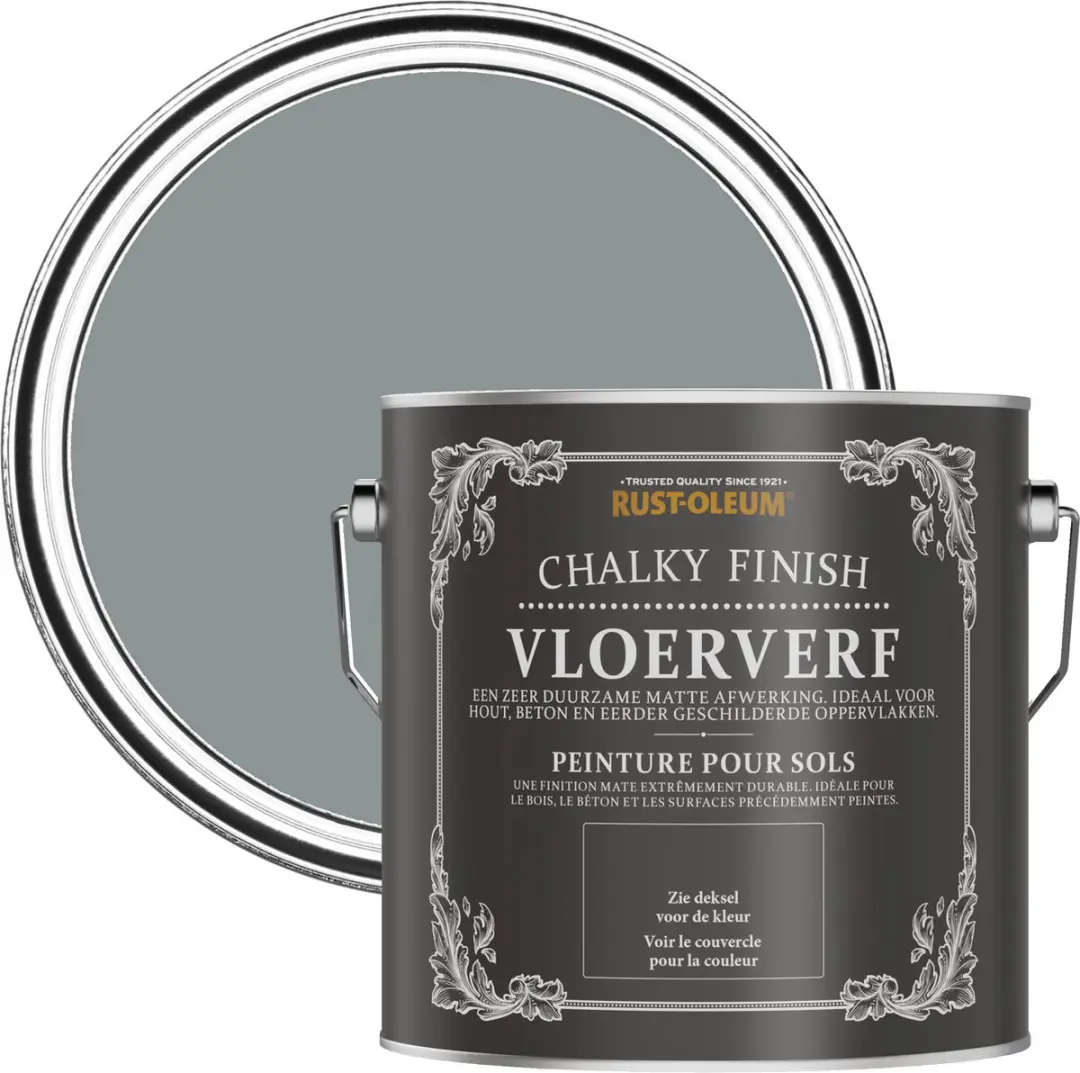Rust-Oleum Vloerverf Donkergrijs Leisteen 2,5L
