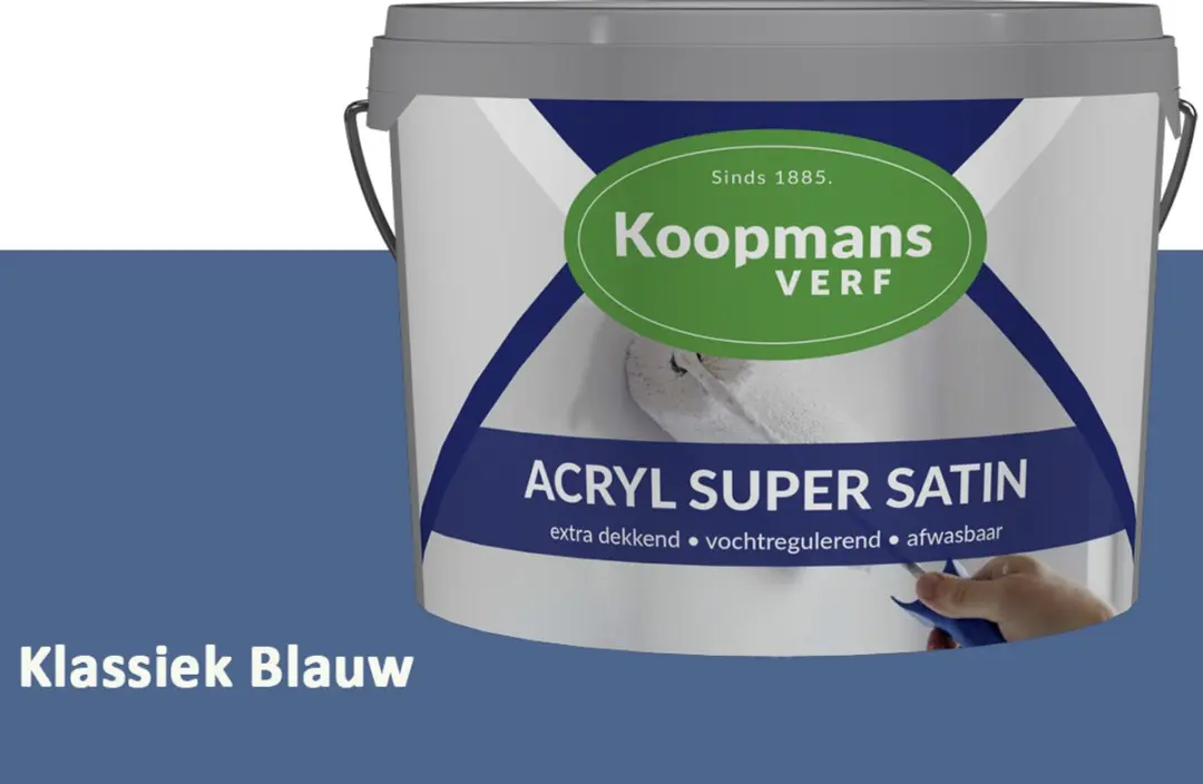 Koopmans Acryl Super Satin Zijdeglans Muurverf 2,5L