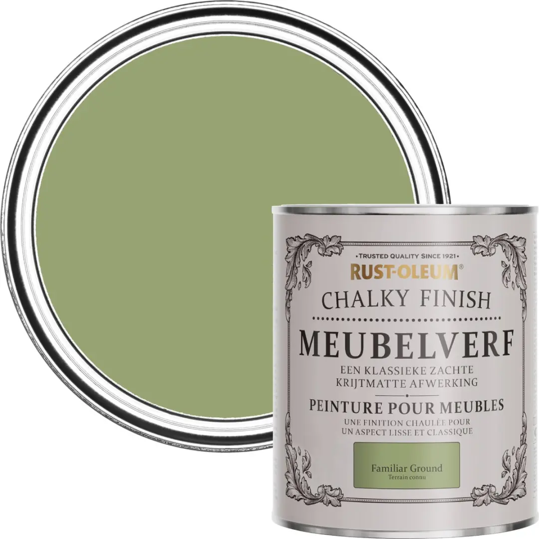 Rust-Oleum Groen Chalky Finish Meubelverf 750ml
