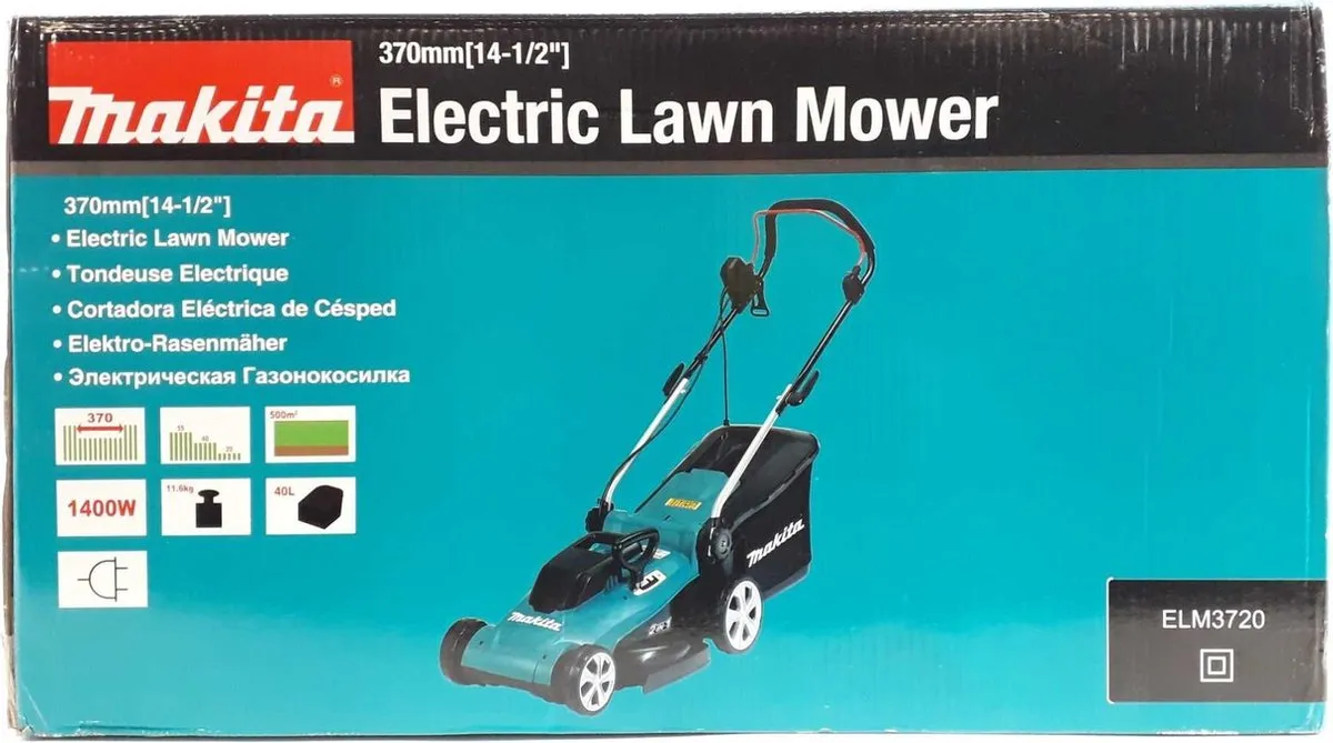 Makita ELM3720 Grasmaaier 1400W - 3 standen - 40L