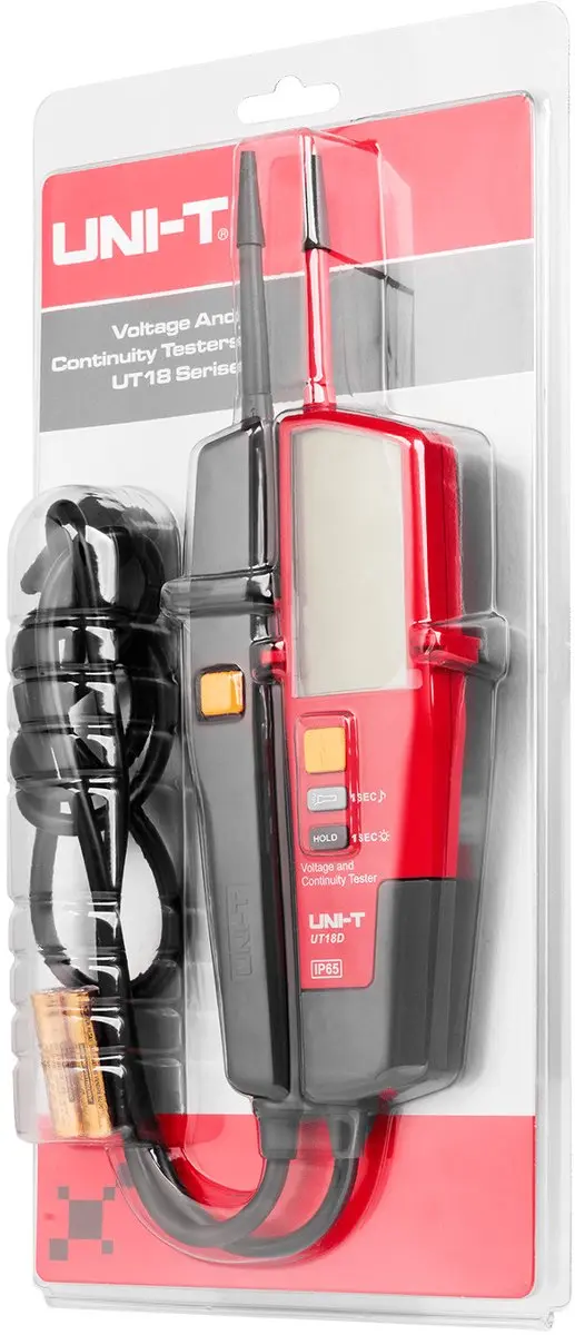 UNI-T UT18D Universele Spannings- en Fasetester - Rood