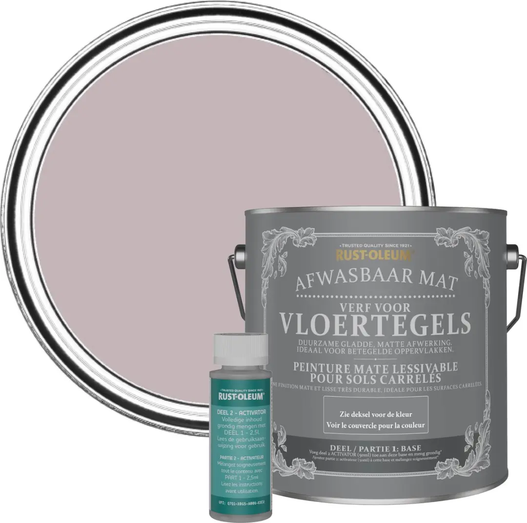 Rust-Oleum Paarse Vloertegelverf Lilac Wine 2,5L