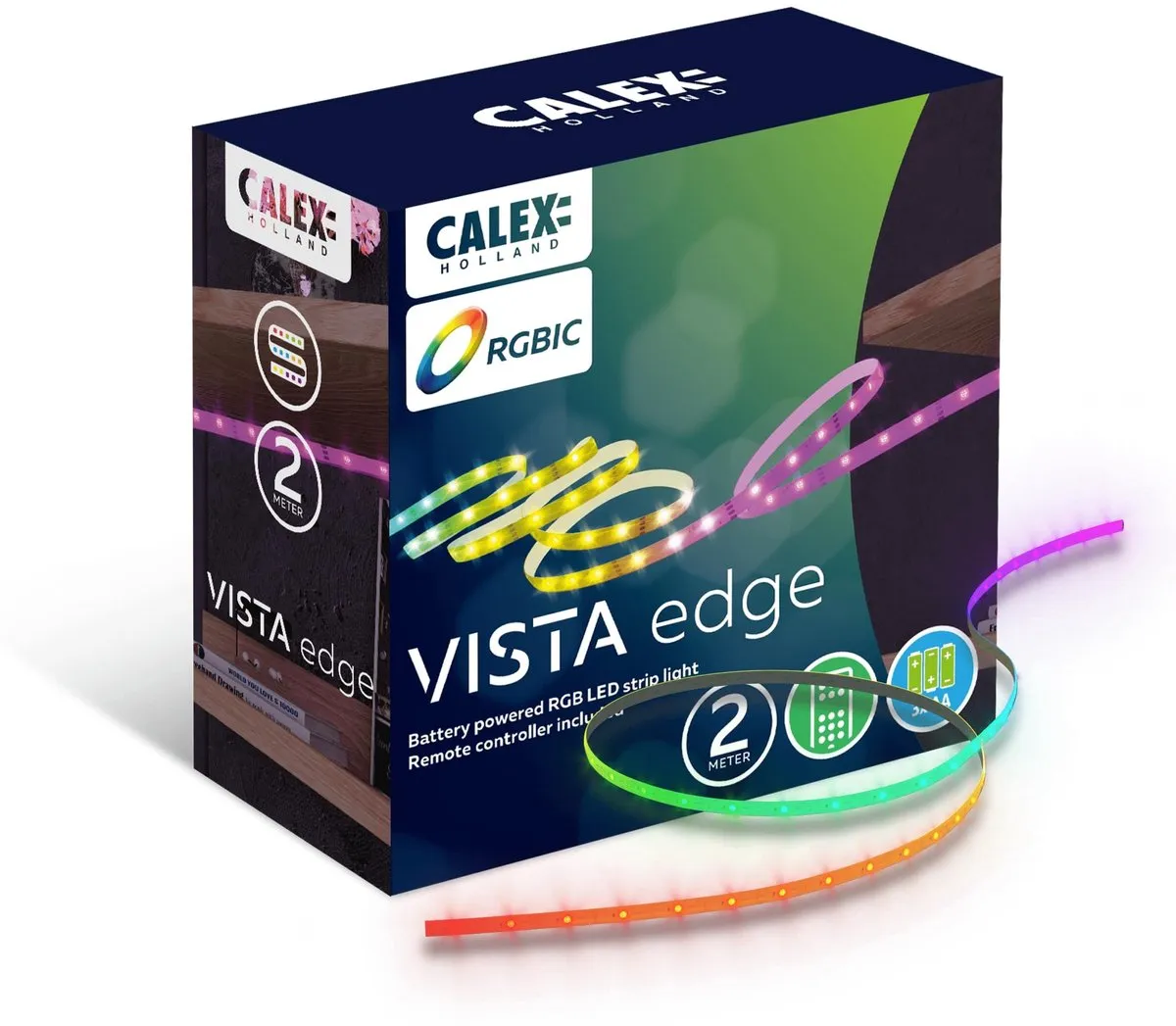 Calex Vista LED Strip 2m RGBIC