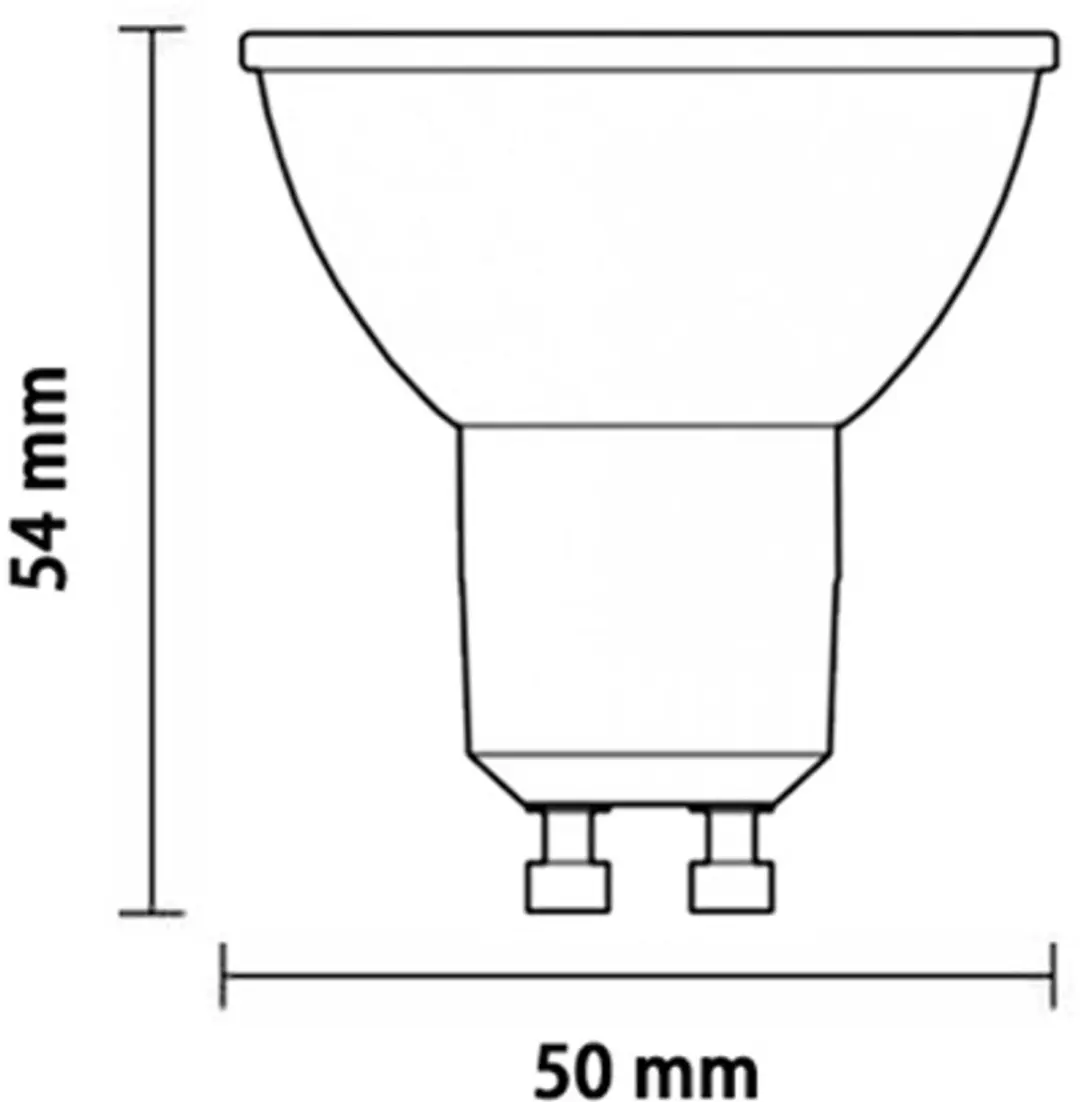 Lybardo DimTone GU10 LED 10 Stuks - 5.5W Dimbaar 2200K-3000K + Dimmer 3-200W