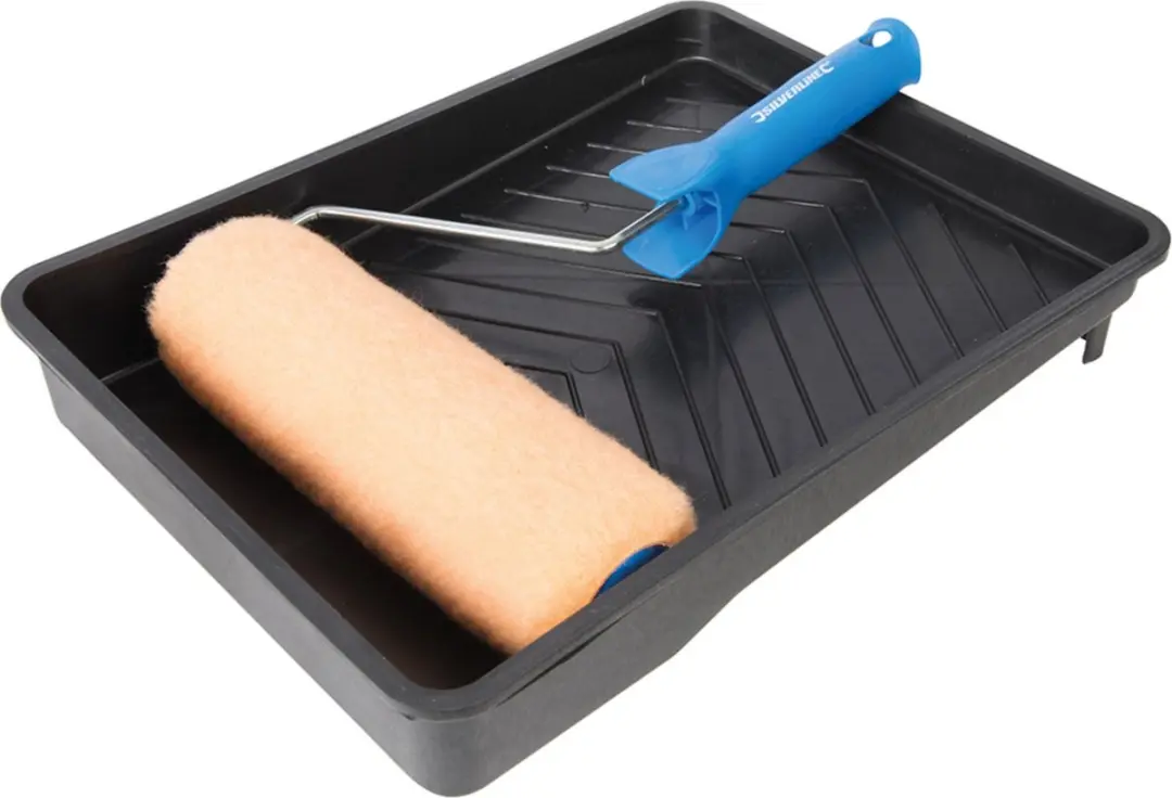 Silverline Verfbak met Roller 230mm - 3 Stuks