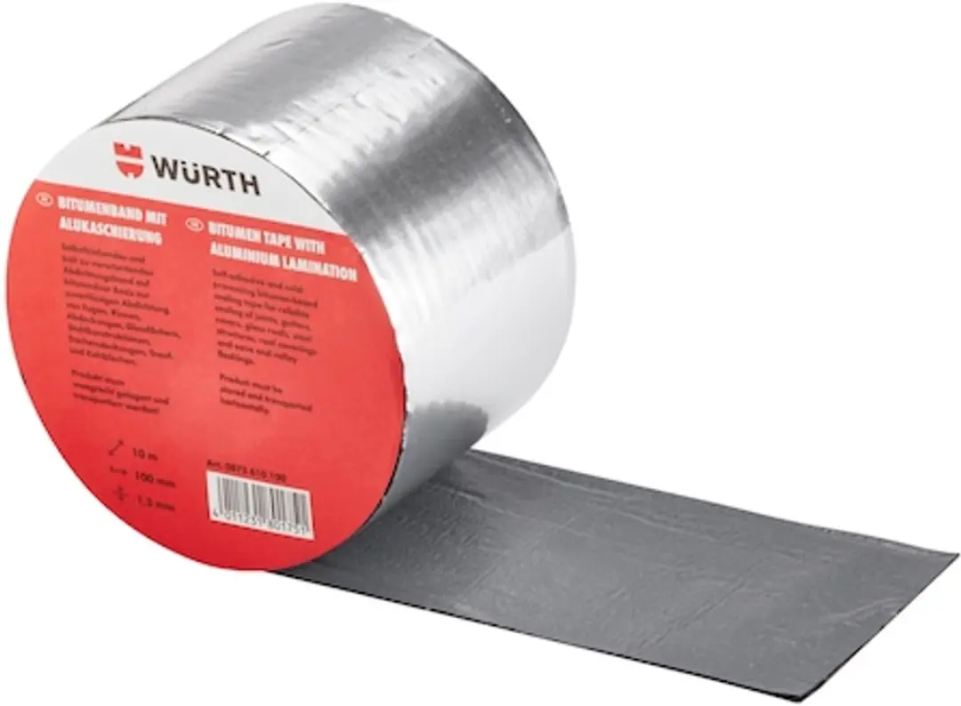 Würth Bitumentape met Aluminium Laminering