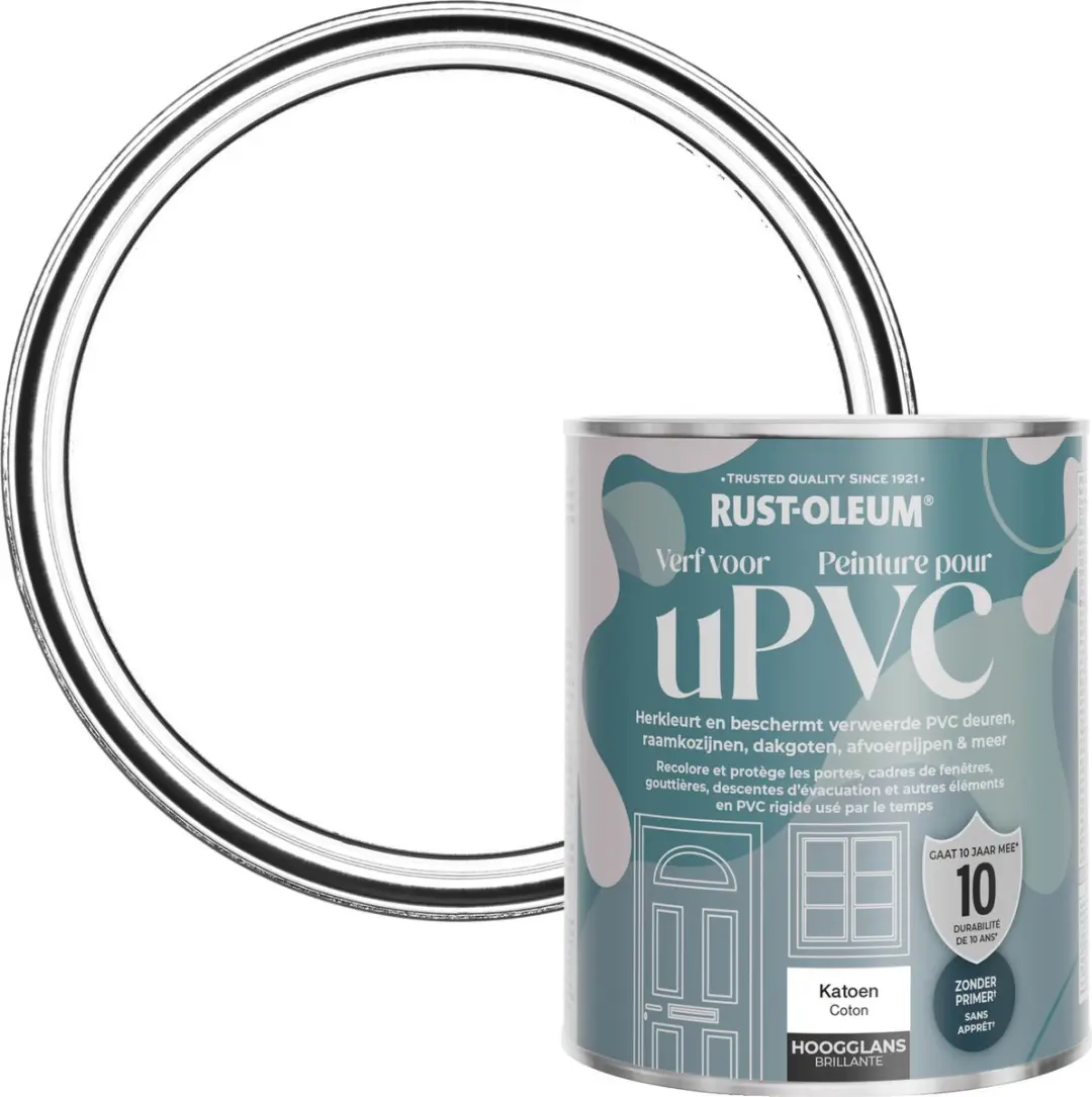 Rust-Oleum Wit Hoogglans Verf voor PVC 750ml