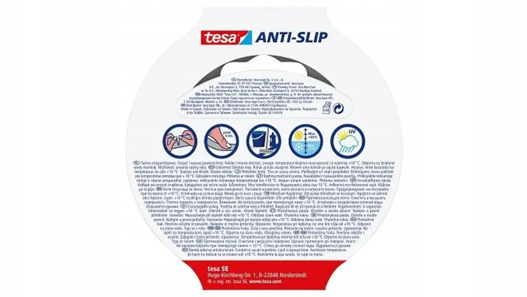 Tesa Antislip Tape 5m - Transparant