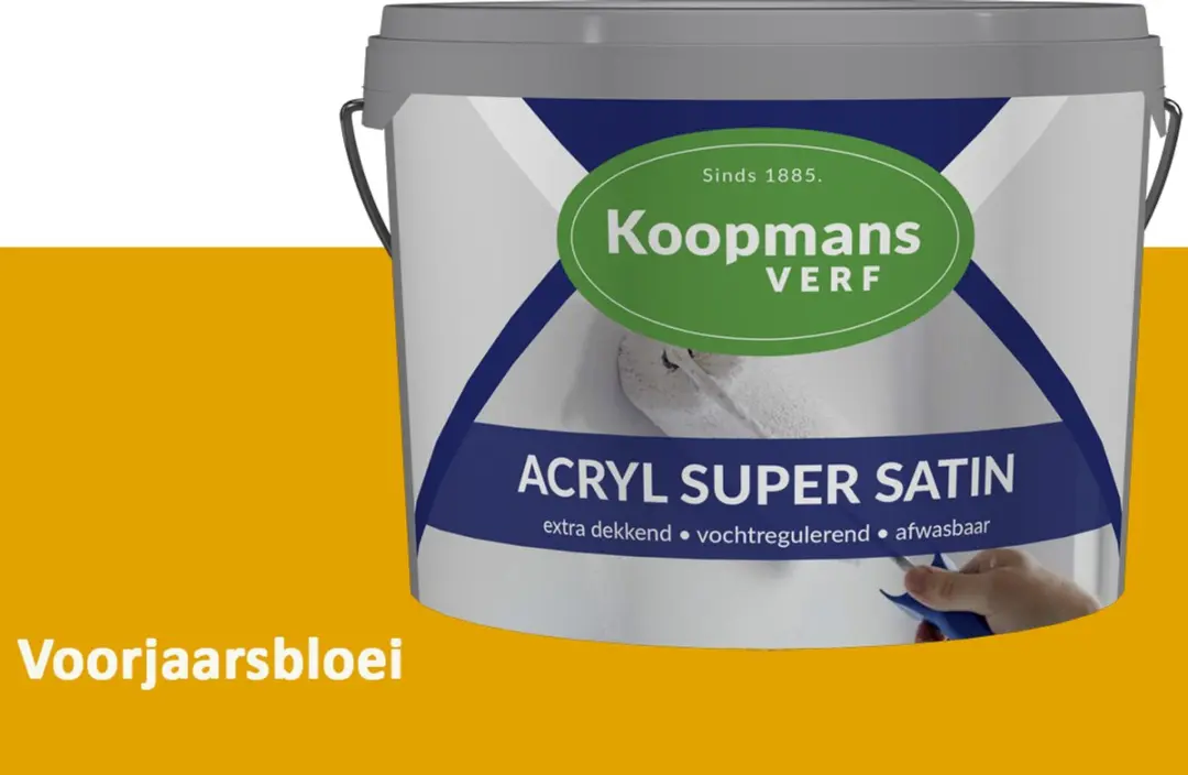 Koopmans Acryl Super Satin Zijdeglans Muurverf 5L