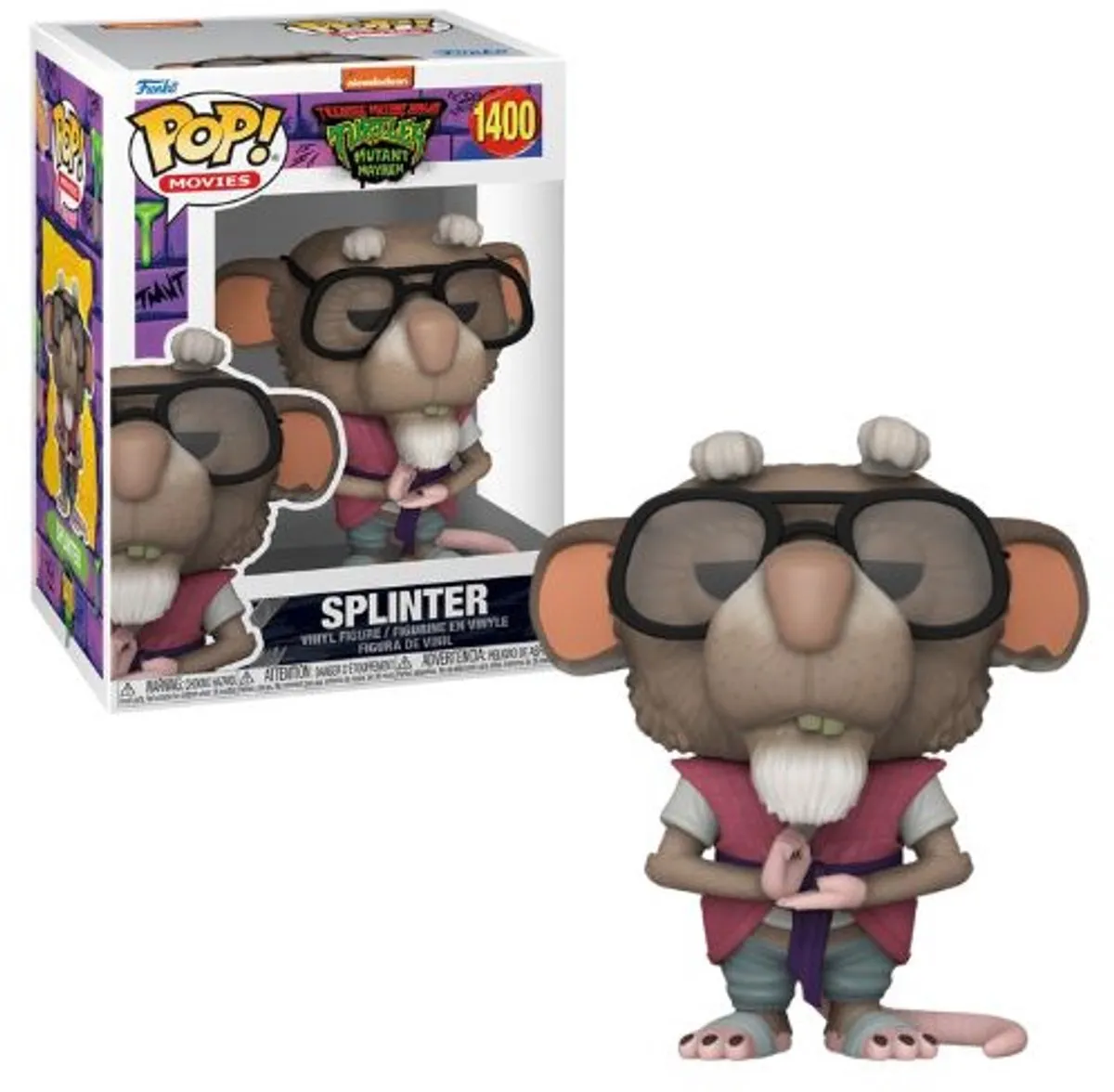 Funko Pop Movies TMNT Splinter #1400 - Multi - afbeelding 6 van 6