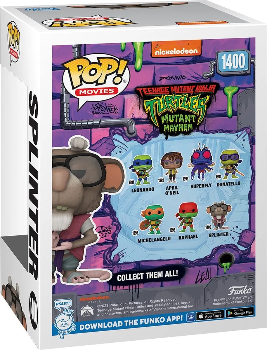 Funko Pop Movies TMNT Splinter #1400 - Multi