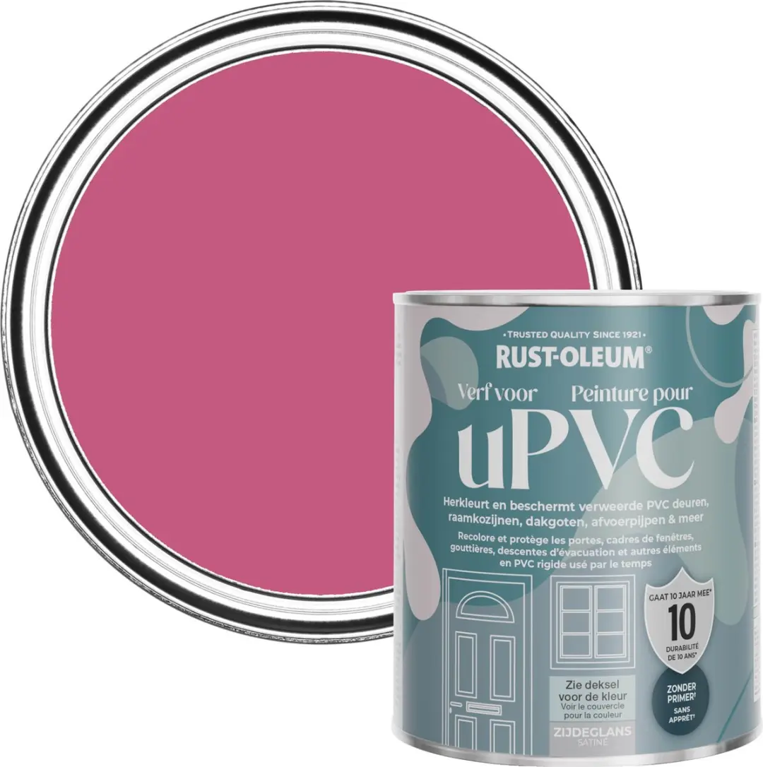 Rust-Oleum Roze Zijdeglans Verf Framboos 750ml