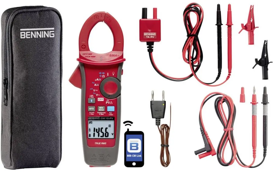 Benning CM 10-PV Stroomtang Datalogger - 6000 Counts