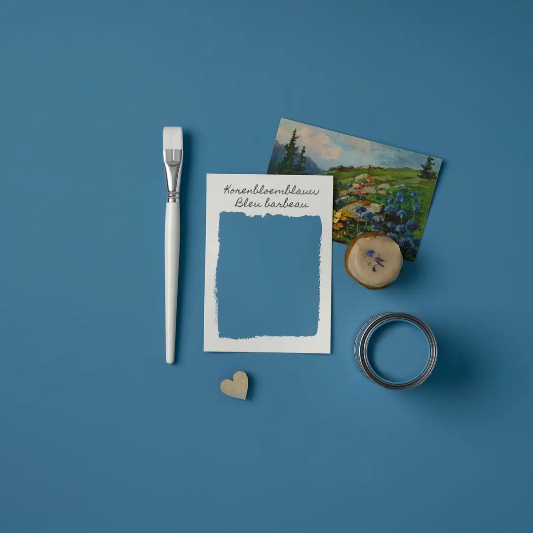 Rust-Oleum Blauw Keuken Muurverf 2,5L - Korenbloemblauw
