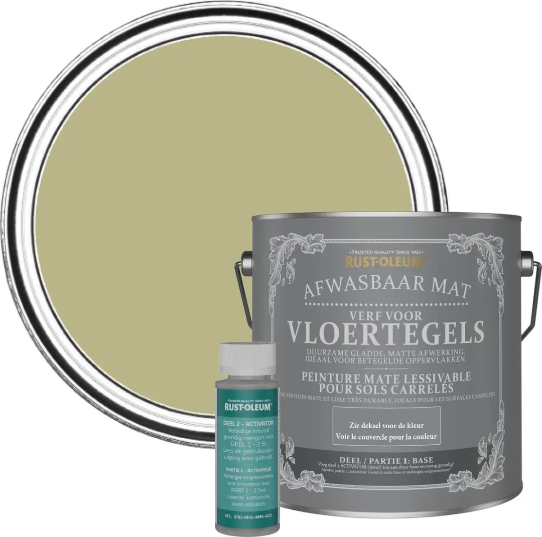 Rust-Oleum Saliegroen Vloertegelverf 2,5L