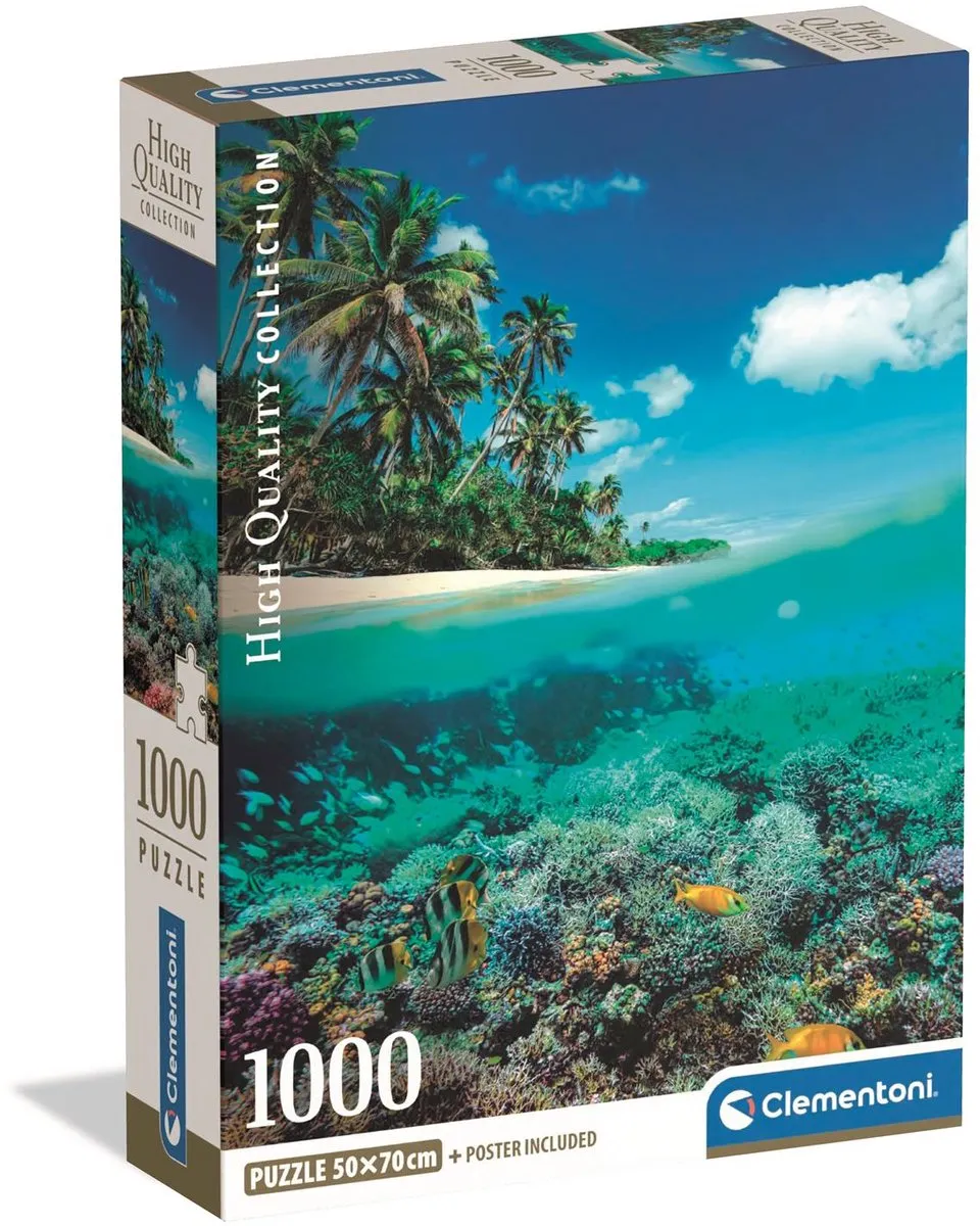 Clementoni Puzzel 1000 Stuks Zomerparadijs - Multikleur