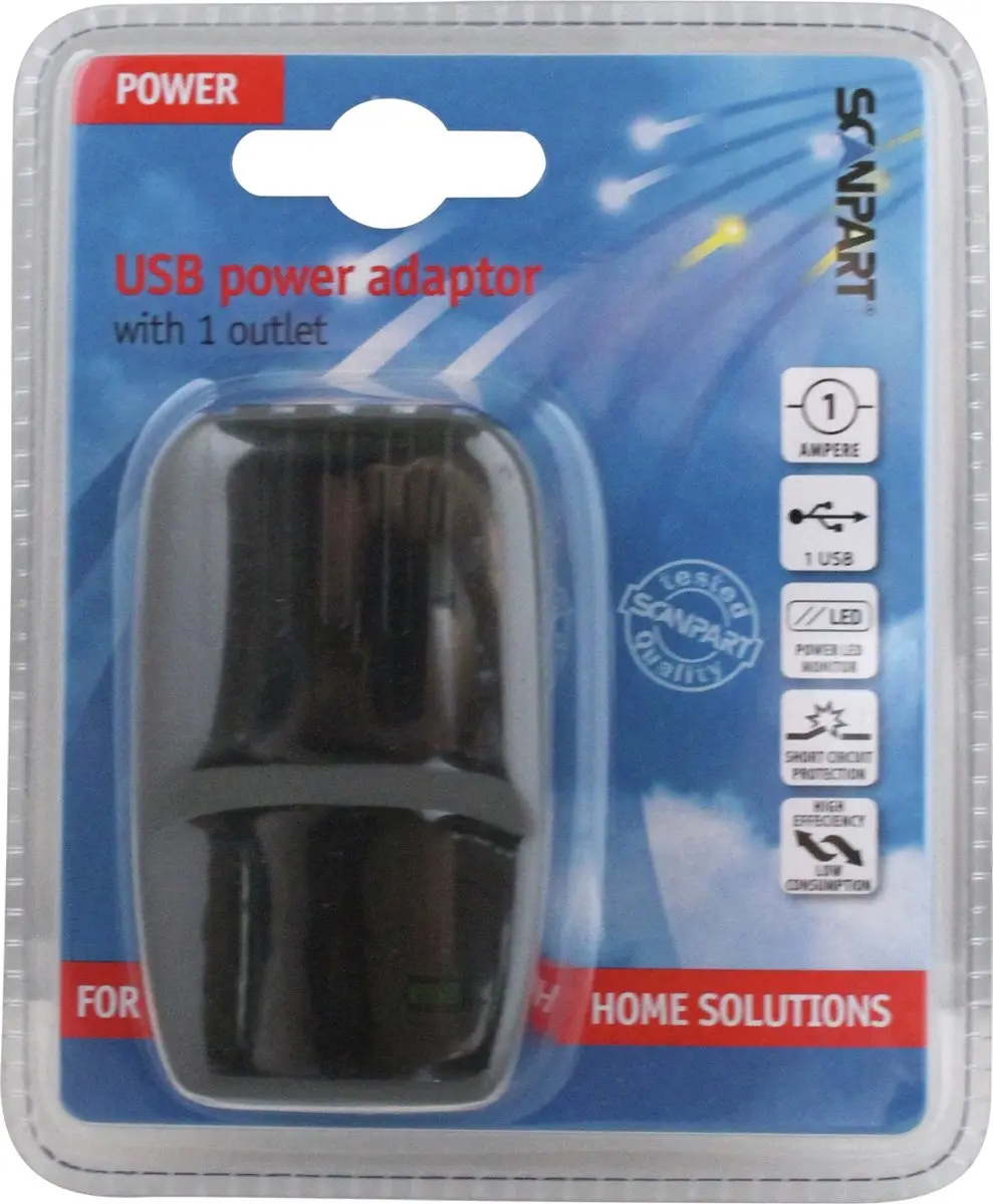 Scanpart USB A-stekker 1A