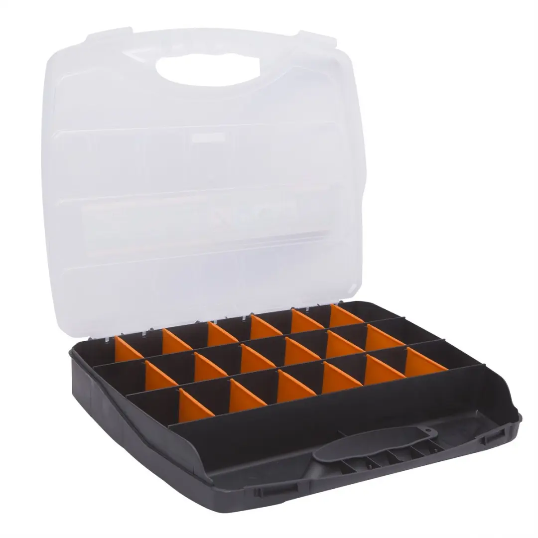 Handy Kunststof Organizer 38x31cm - 23 Vakken - Transparant