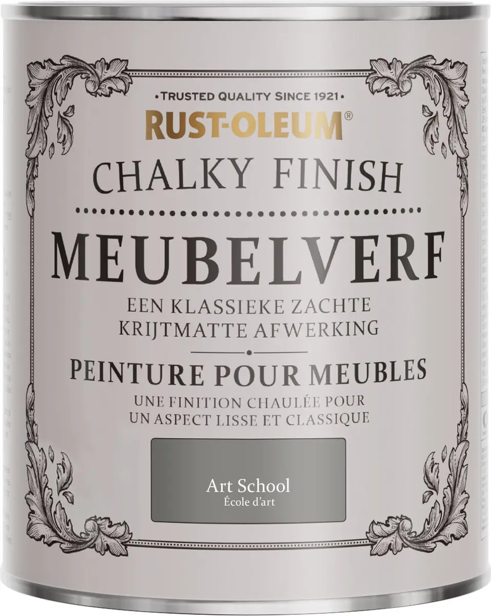 Rust-Oleum Art School Grijs Meubelverf 750ml
