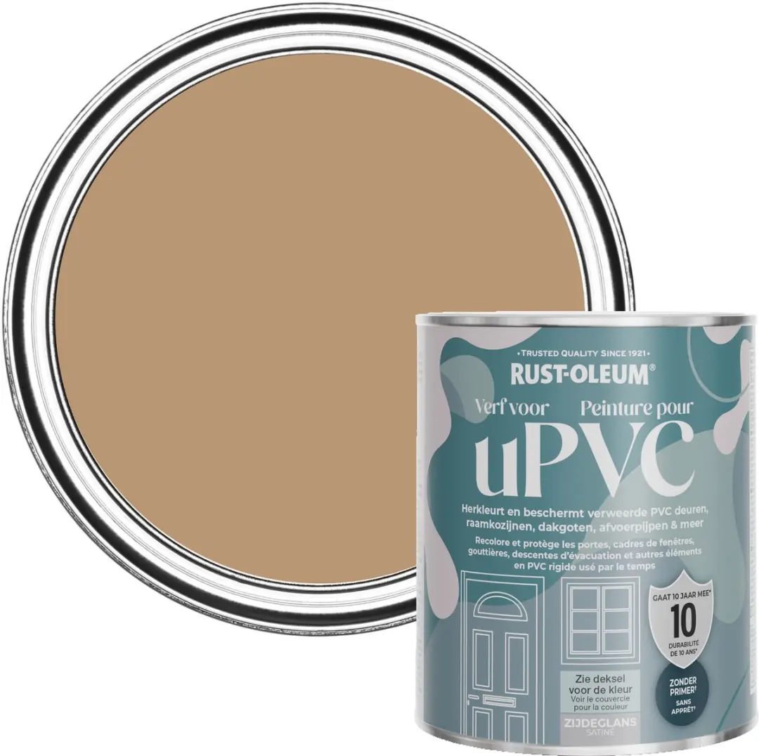 Rust-Oleum Verf PVC Zijdeglans Argile 750ml