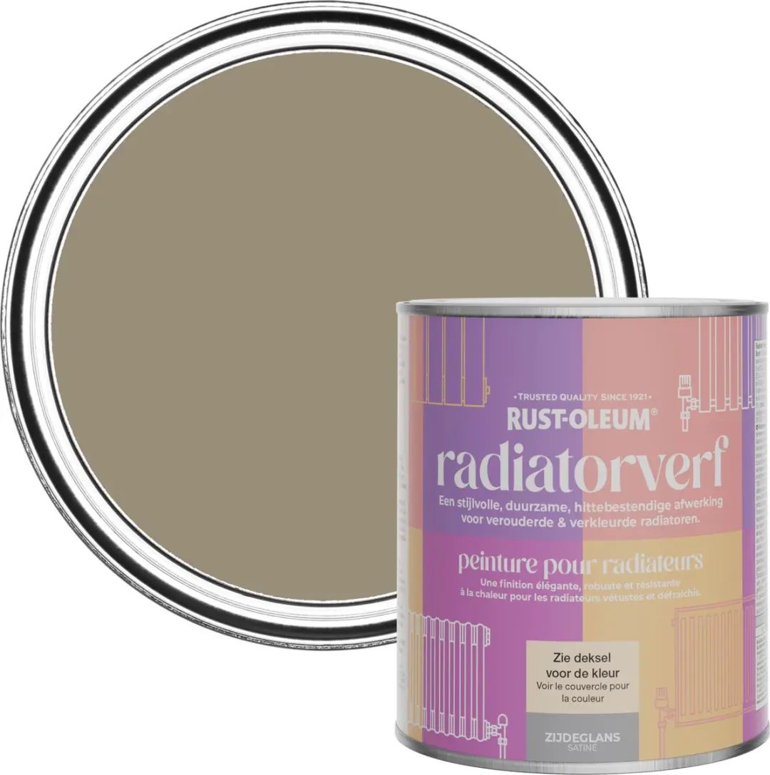 Rust-Oleum Radiatorverf Lichtbruin Koffie 750ml