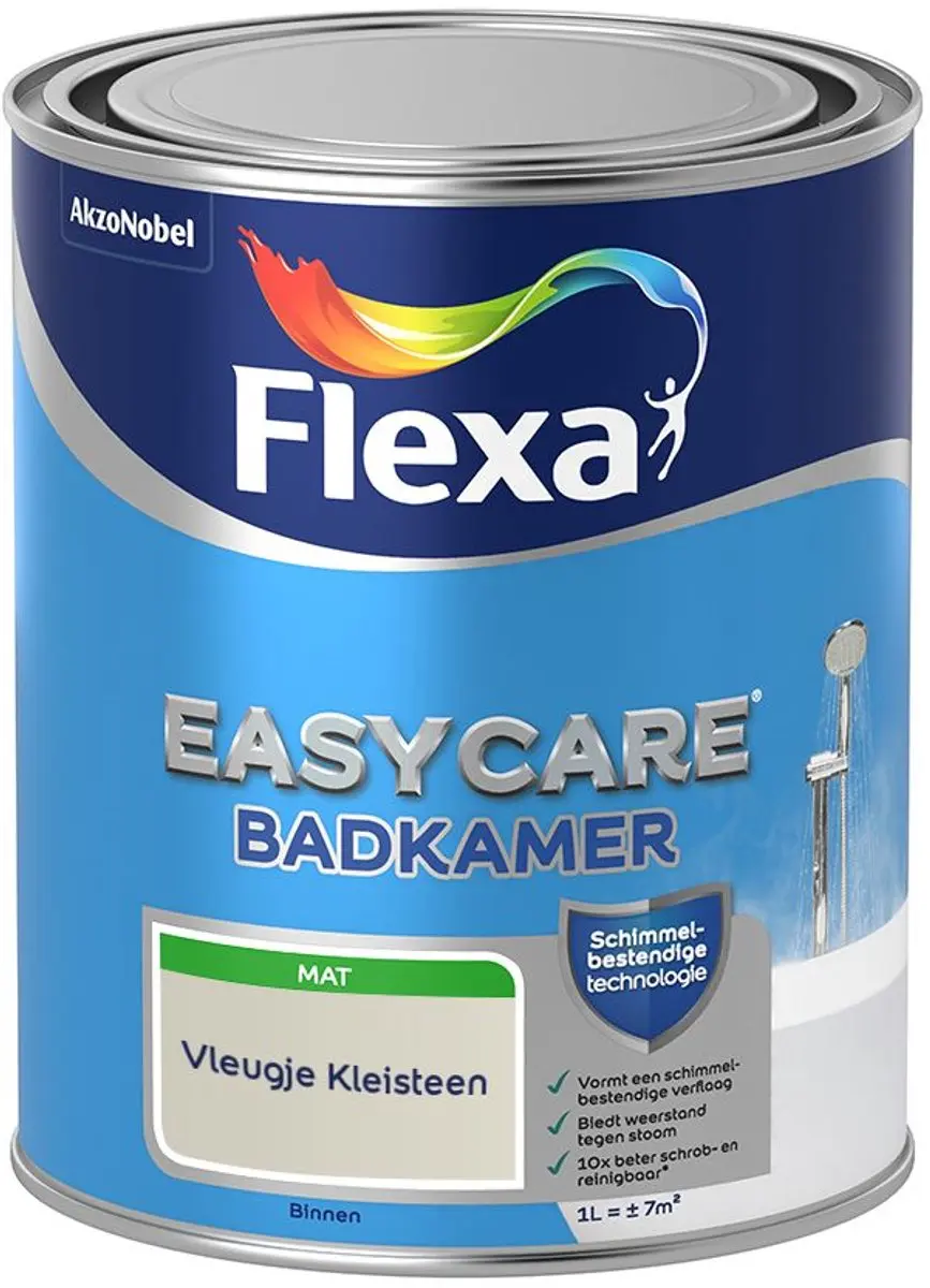 Flexa Easycare Badkamer Vleugje Kleisteen Mengverf 1L
