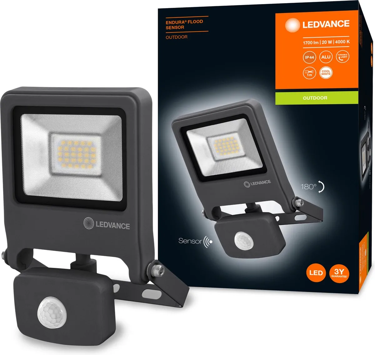LEDVANCE Endura Flood Sensor LED Schijnwerper