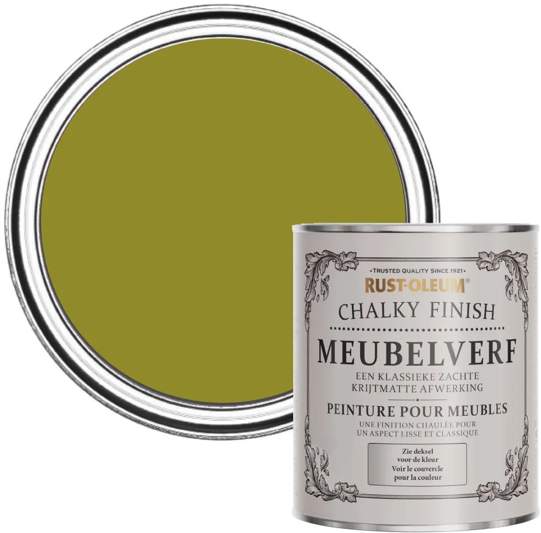 Rust-Oleum Chalky Meubelverf Olijf 750ml