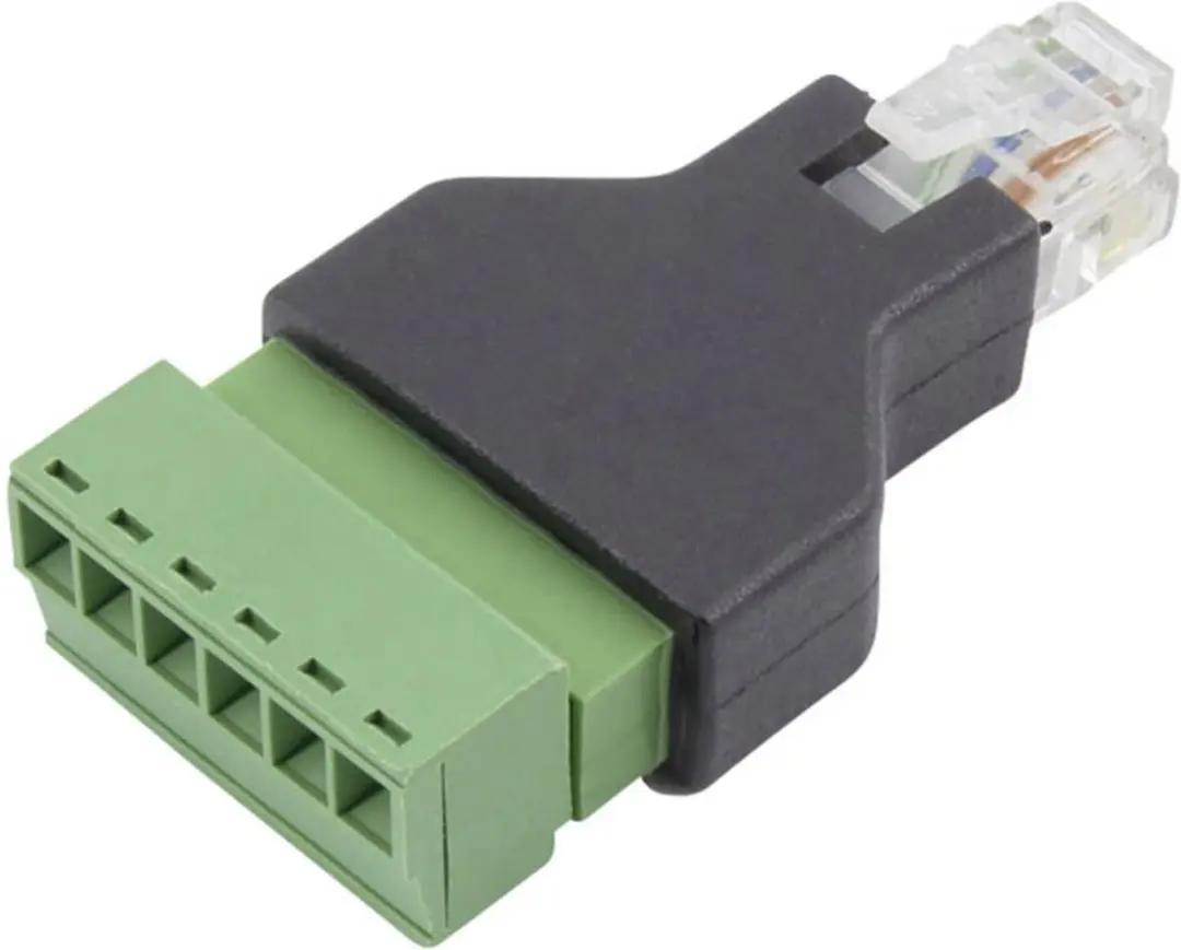 Tru Components FL-30 RJ12 Terminal Adapter 6P6C - 1 Stuk