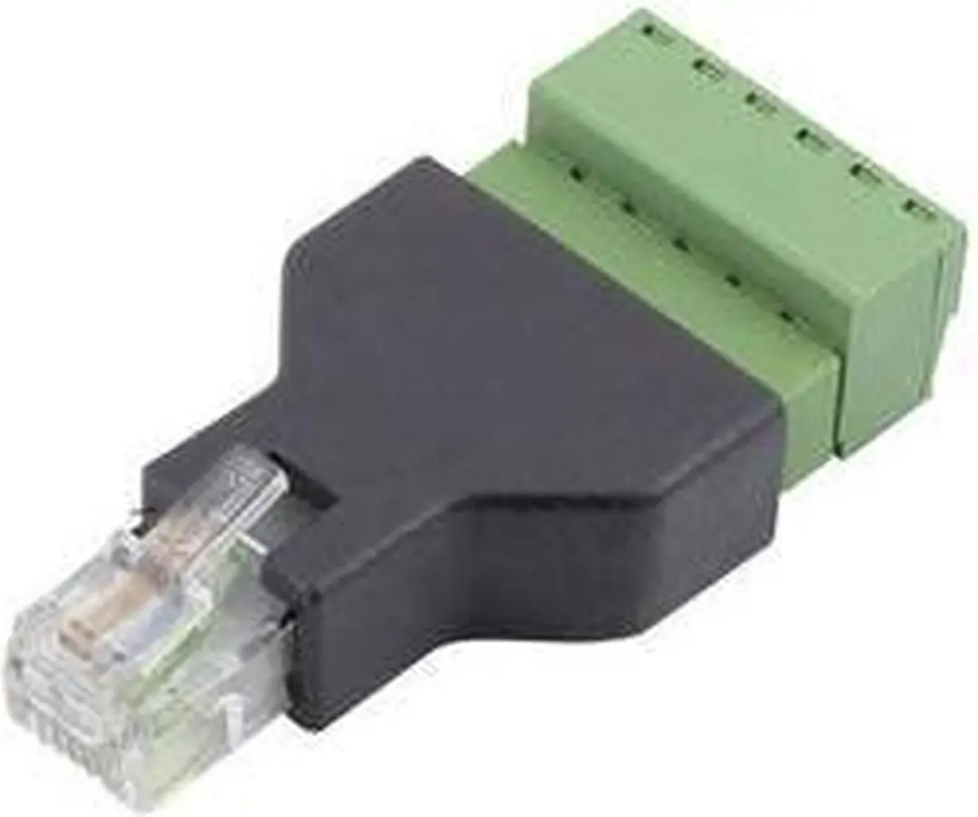 Tru Components FL-30 RJ12 Terminal Adapter 6P6C