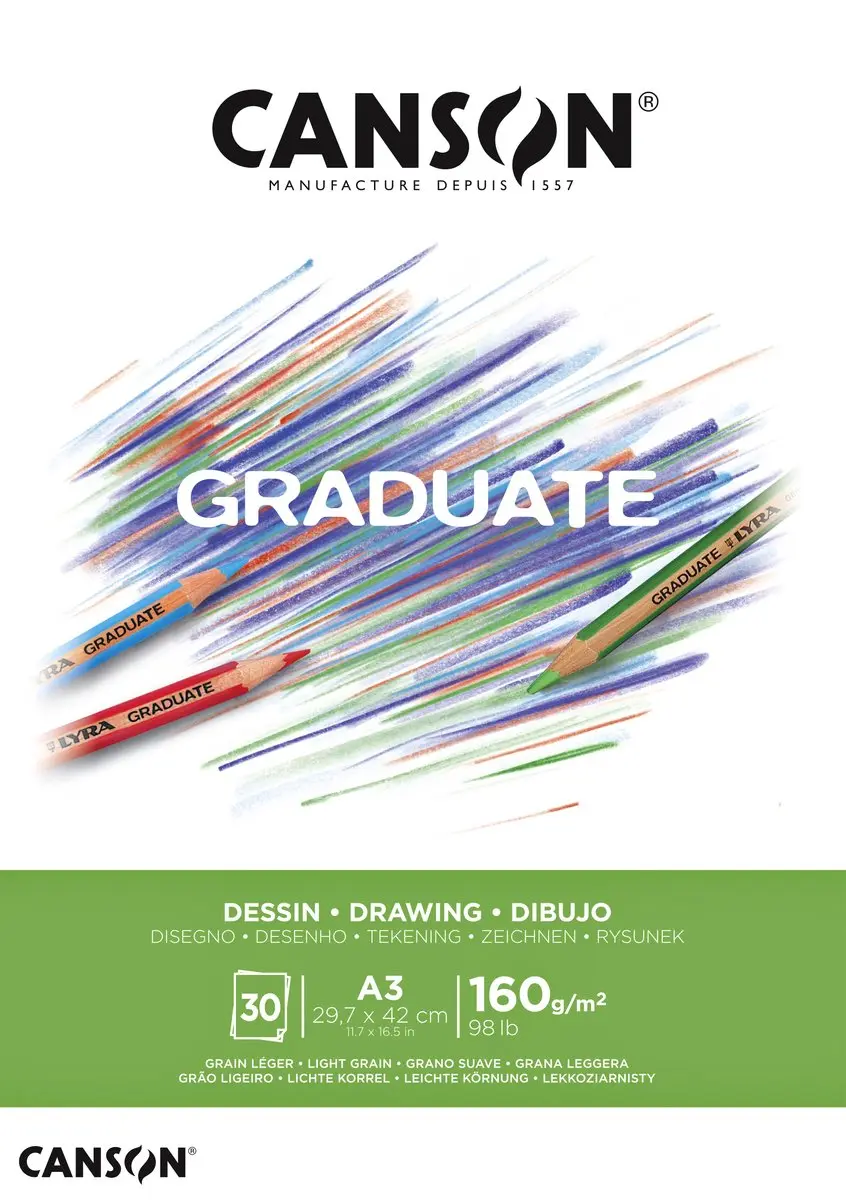 Canson Graduate Tekenpapier 160g A3