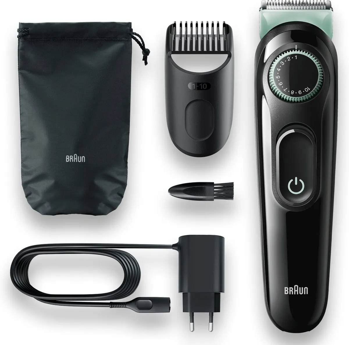 Braun BT3323 Baardtrimmer - Zwart/groen - afbeelding 6 van 6