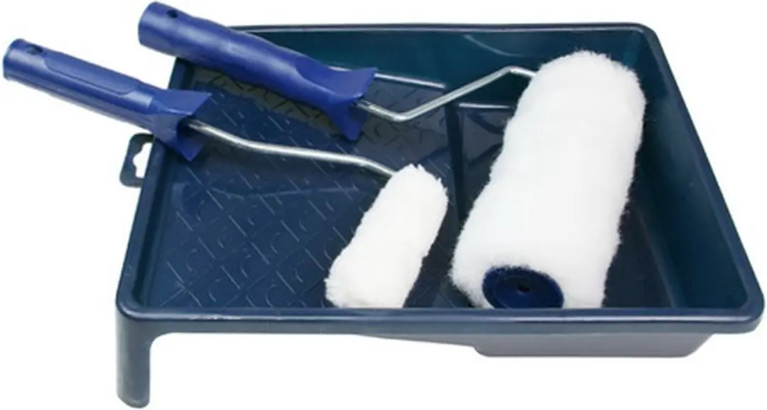 VEBA Schilderset 5-delig - Vachtroller 18cm met beugel en verfbak - Multi